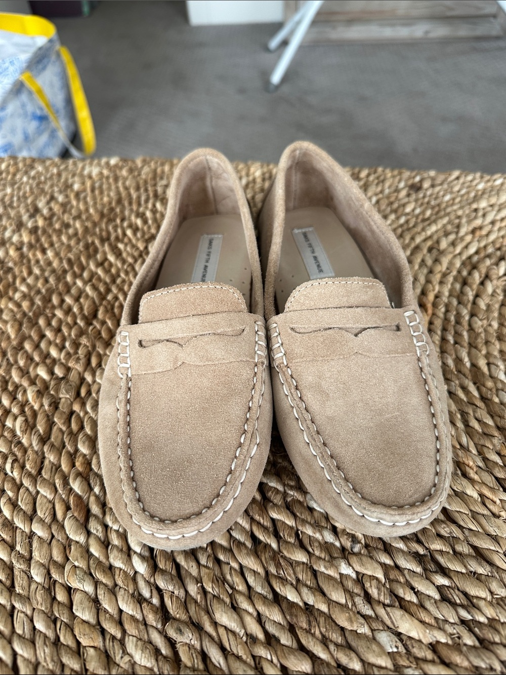 Saks Fifth Avenue Women’s Suede Loafers Size 7.5